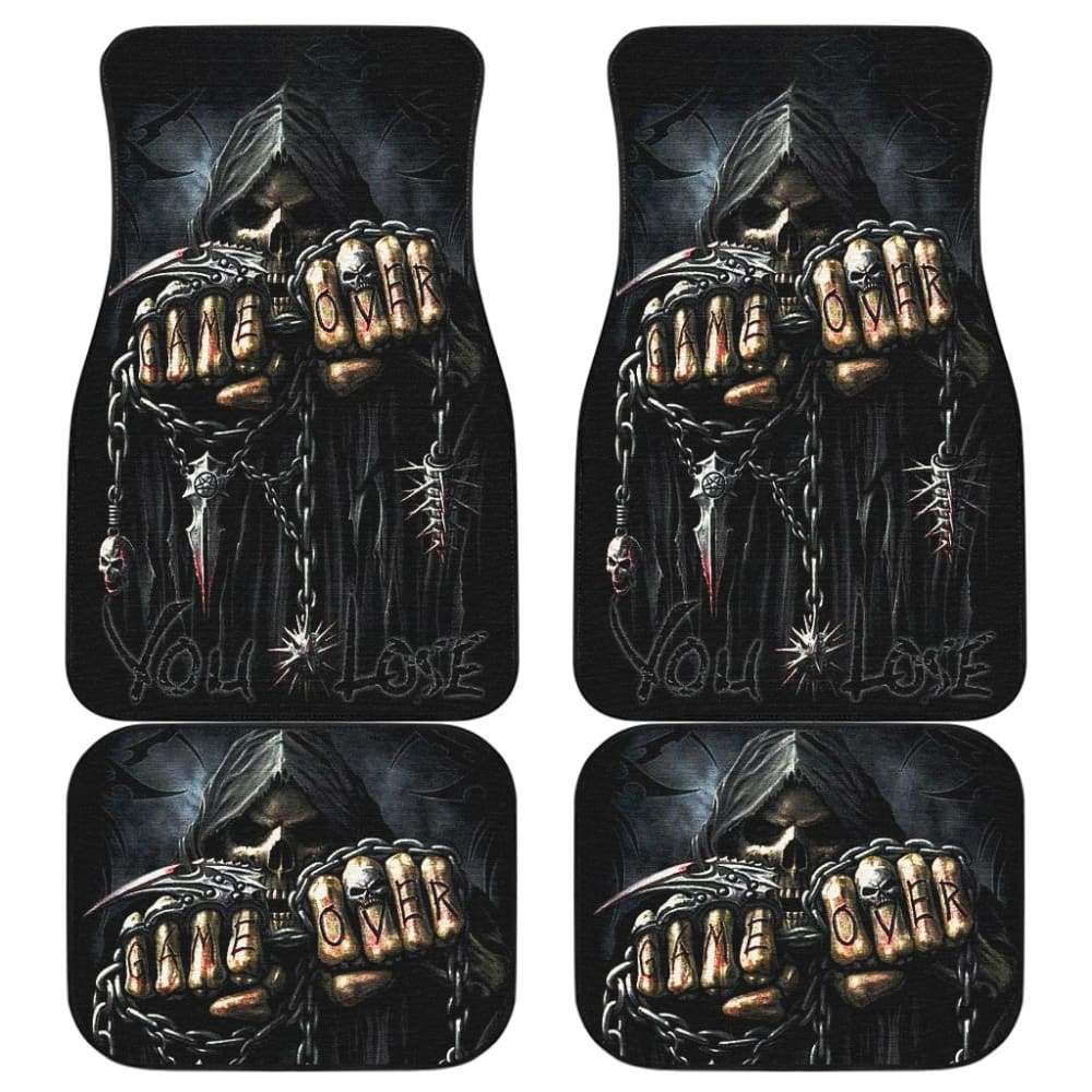 Grim Reaper Black Car Floor Mats Amazing Gift Ideas 211102