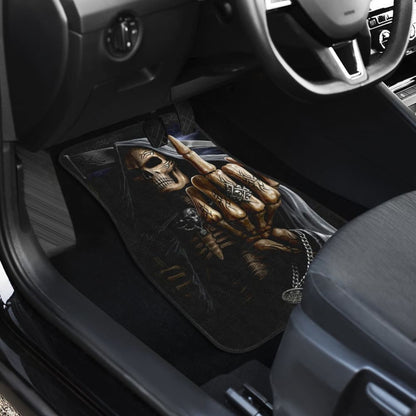 Grim Reaper Flaming Skull Car Mats 103131 - YourCarButBetter