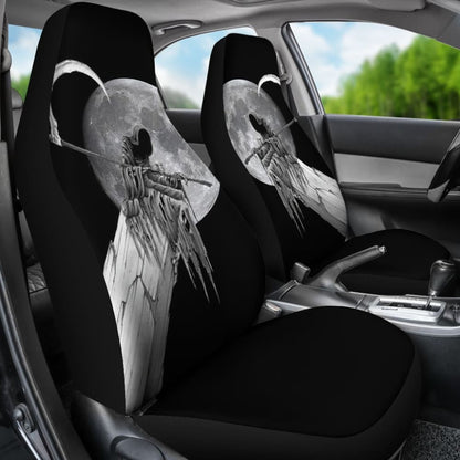 Grim Reaper Full Moon Car Seat Covers 210903 - YourCarButBetter