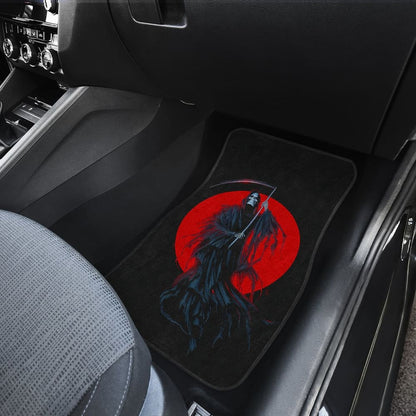Grim Reaper Red Moon Car Floor Mats 211902