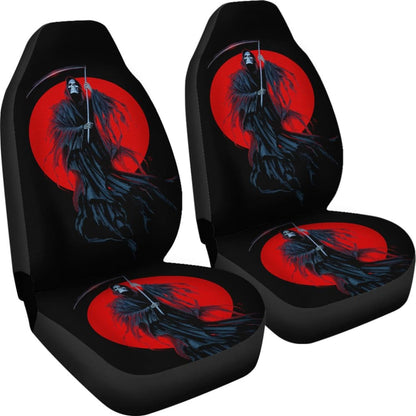 Grim Reaper Red Moon Car Seat Covers 211902
