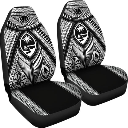 Guahan Tribal Black Car Seat Covers 093223 - YourCarButBetter