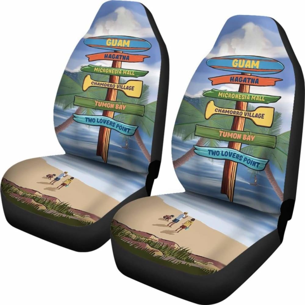 Guam Beach And Destinations Guam Car Seat Covers 9 153908 - YourCarButBetter