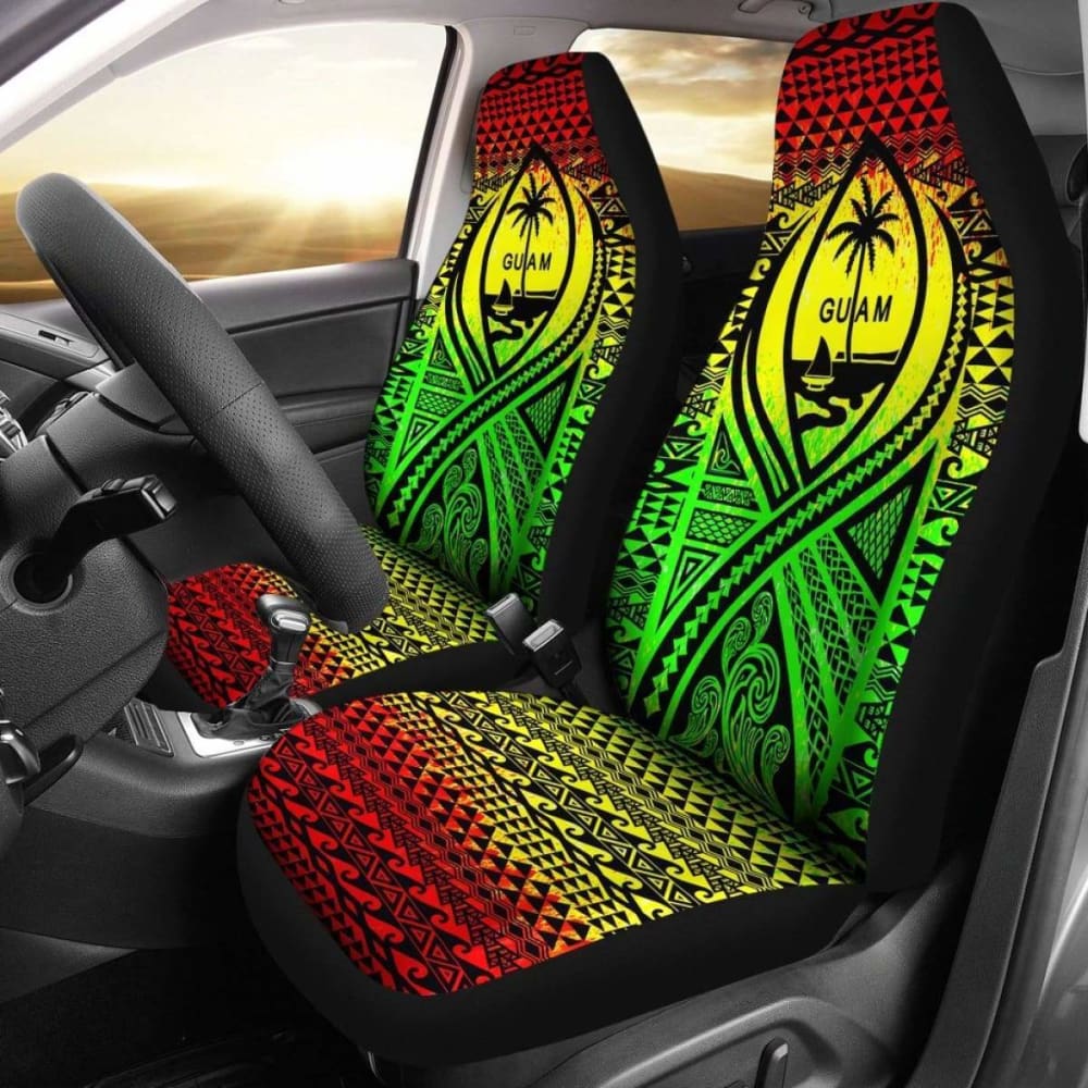 Guam Car Seat Cover Lift Up Reggae 105905 - YourCarButBetter