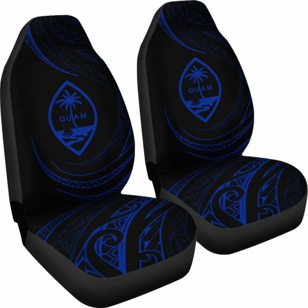 Guam Car Seat Covers - Blue - Frida Style - 105905 - YourCarButBetter