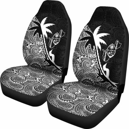 Guam Car Seat Covers - Guam Coat Of Arms Coconut Tree White - Amazing 1 105905 - YourCarButBetter