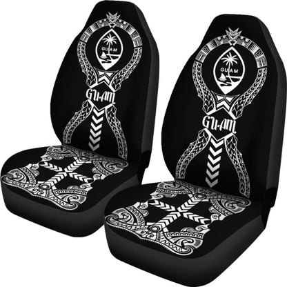 Guam Car Seat Covers - Guam Coat Of Arms Polynesian Tribal - 093223 - YourCarButBetter