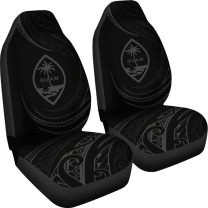 Guam Car Seat Covers - Grey - Frida Style - 105905 - YourCarButBetter