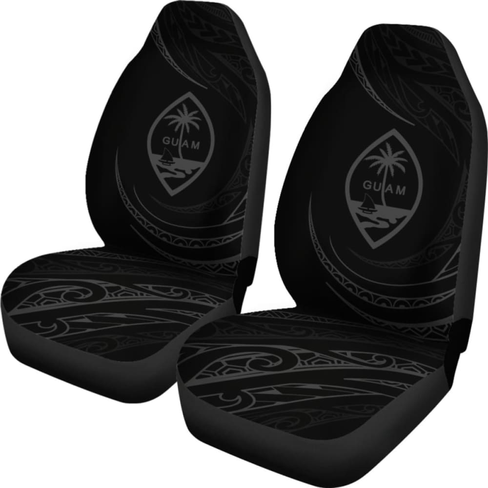 Guam Car Seat Covers - Grey - Frida Style - 105905 - YourCarButBetter