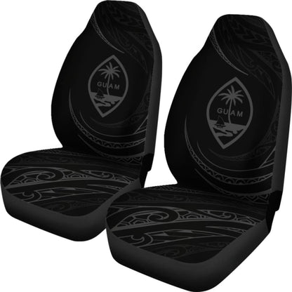 Guam Car Seat Covers - Grey - Frida Style - 105905 - YourCarButBetter