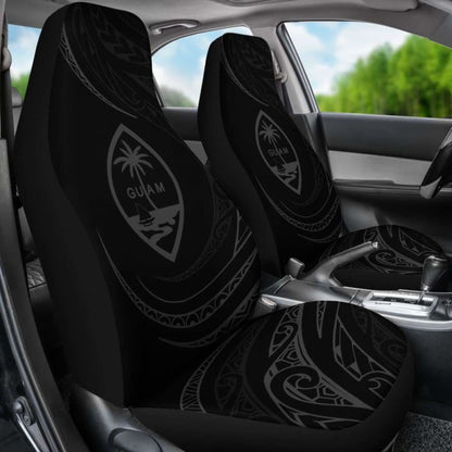 Guam Car Seat Covers - Grey - Frida Style - 105905 - YourCarButBetter