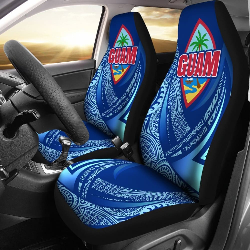 Guam Car Seat Covers - Polynesian Patterns Sport Style - 093223 - YourCarButBetter