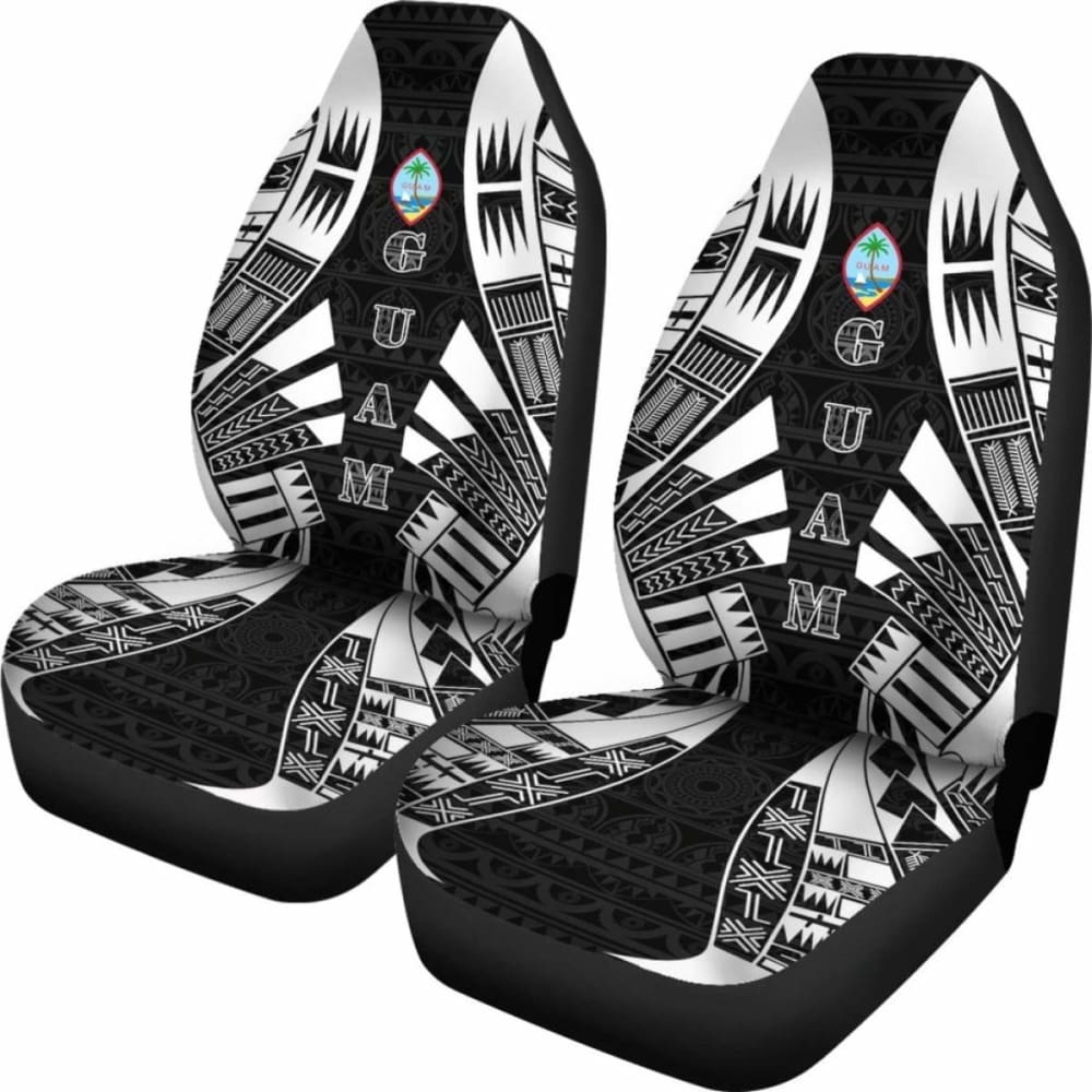 Guam Car Seat Covers - Polynesian Tattoo Black - 9 174914 - YourCarButBetter