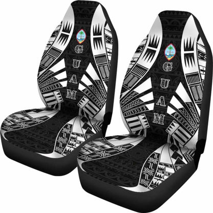 Guam Car Seat Covers - Polynesian Tattoo Black - 9 174914 - YourCarButBetter