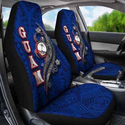 Guam Car Seat Covers - Turtle Waving - New 091114 - YourCarButBetter