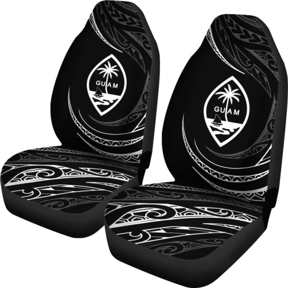 Guam Car Seat Covers - White - Frida Style - 105905 - YourCarButBetter