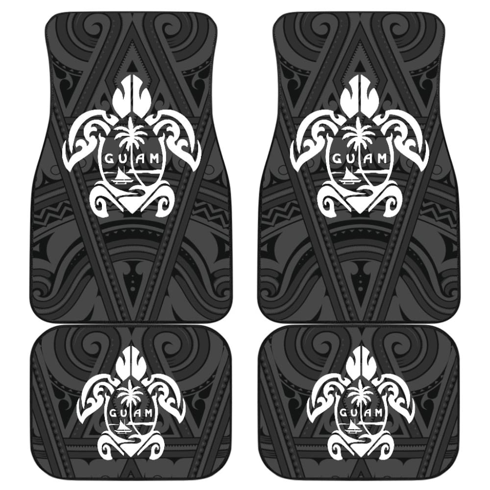Guam Coat Of Arms Turtle Car Floor Mats 210803 - YourCarButBetter