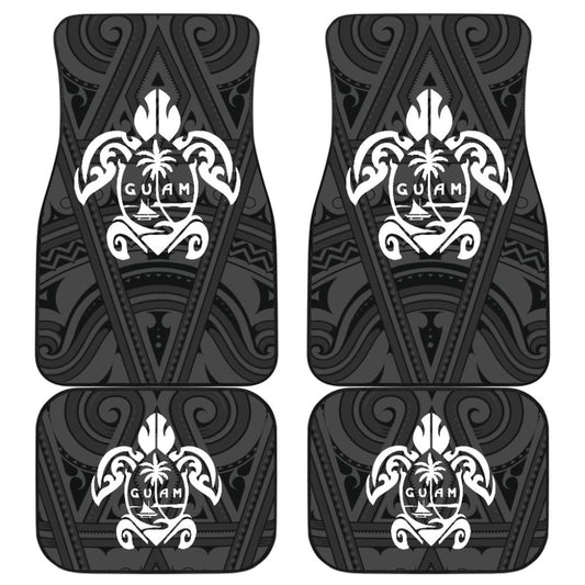 Guam Coat Of Arms Turtle Car Floor Mats 210803 - YourCarButBetter