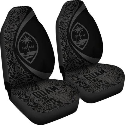 Guam Polynesian Car Seat Covers Circle Style Amazing 105905 - YourCarButBetter