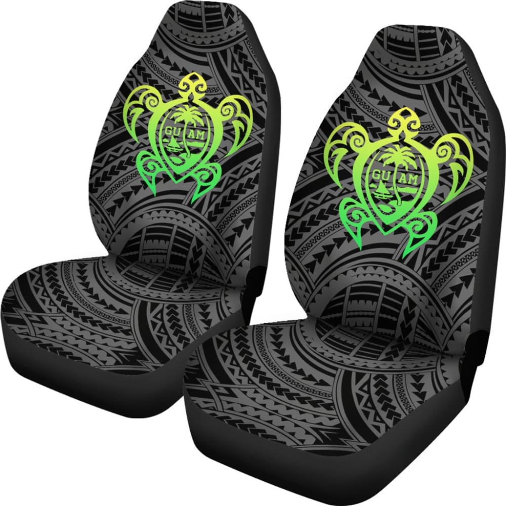 Guam Polynesian Iconic Turtle Car Seat Covers 210803 - YourCarButBetter