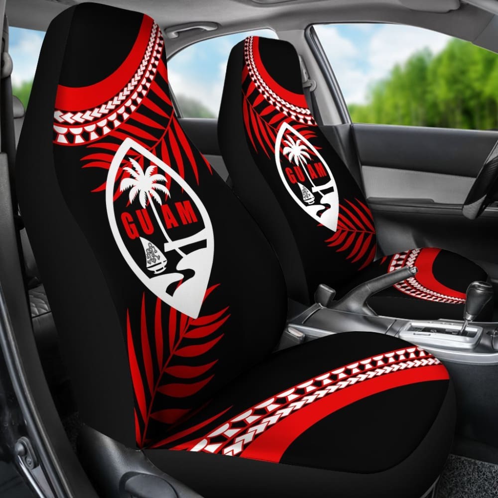 Guam Red Car Seat Covers 093223 - YourCarButBetter