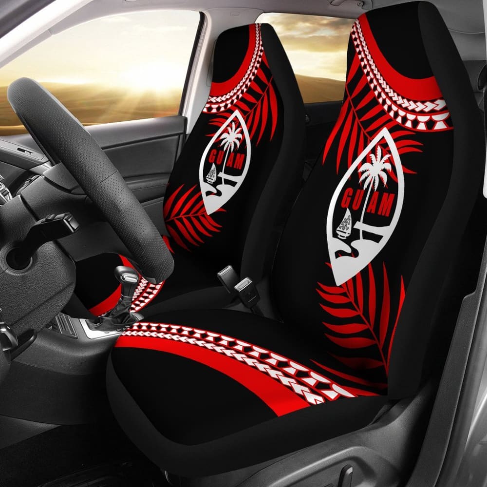 Guam Red Car Seat Covers 093223 - YourCarButBetter