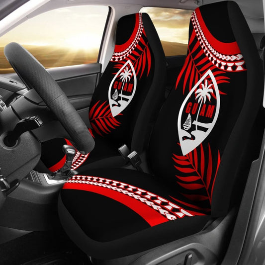 Guam Red Car Seat Covers 093223 - YourCarButBetter