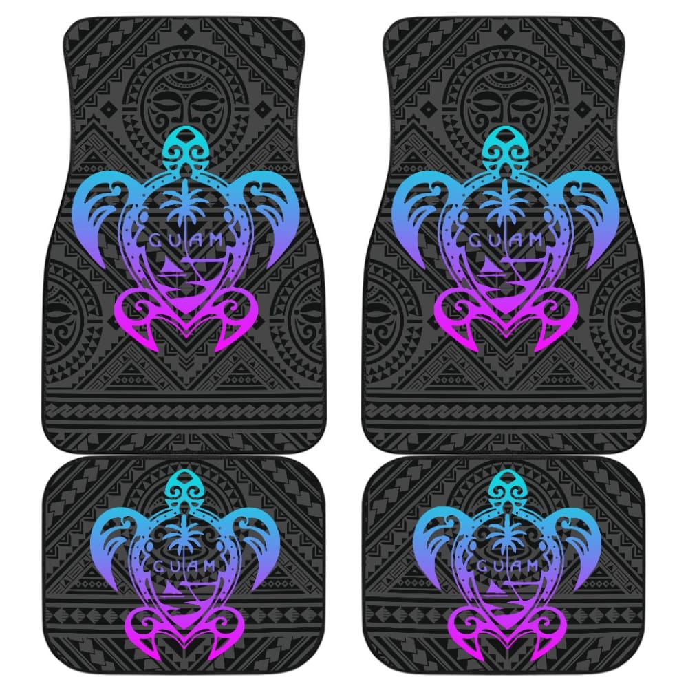 Guam Seal Mix Turtle Car Floor Mats 210803 - YourCarButBetter