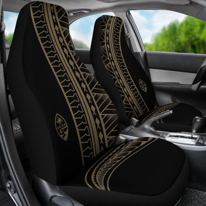 Guam Seal Tan Tribal Car Seat Covers 093223 - YourCarButBetter