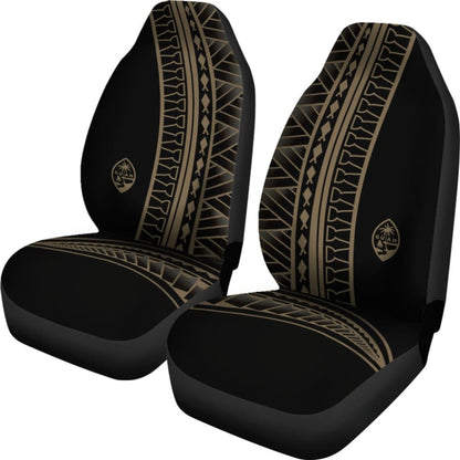 Guam Seal Tan Tribal Car Seat Covers 093223 - YourCarButBetter