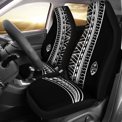 Guam Seal White Tribal Car Seat Covers 093223 - YourCarButBetter
