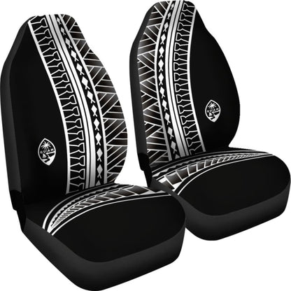 Guam Seal White Tribal Car Seat Covers 093223 - YourCarButBetter
