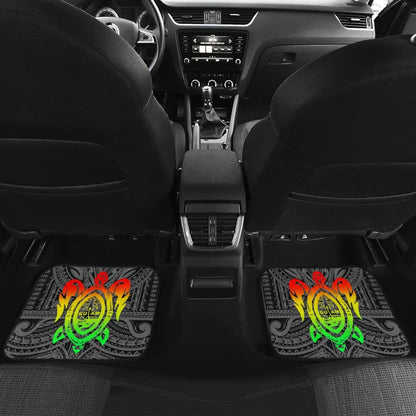 Guam Tribal Turtle Guam Pattern Car Floor Mats 210803 - YourCarButBetter