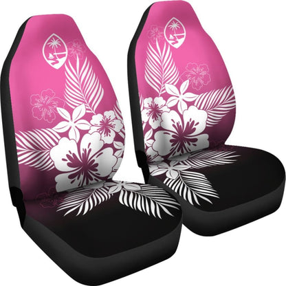Guam Tropical Hibiscus Pink Car Seat Covers 093223 - YourCarButBetter