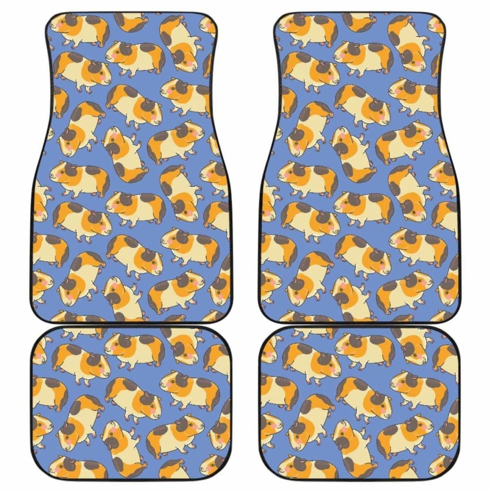 Guinea Pig Pattern Print Design 02 Front And Back Car Mats 221205 - YourCarButBetter
