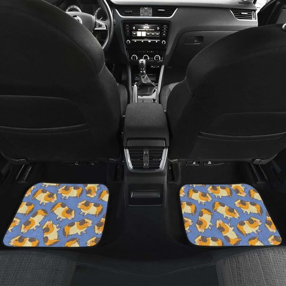 Guinea Pig Pattern Print Design 02 Front And Back Car Mats 221205 - YourCarButBetter
