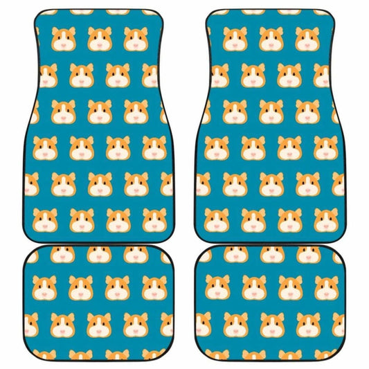 Guinea Pig Pattern Print Design 03 Front And Back Car Mats 221205 - YourCarButBetter