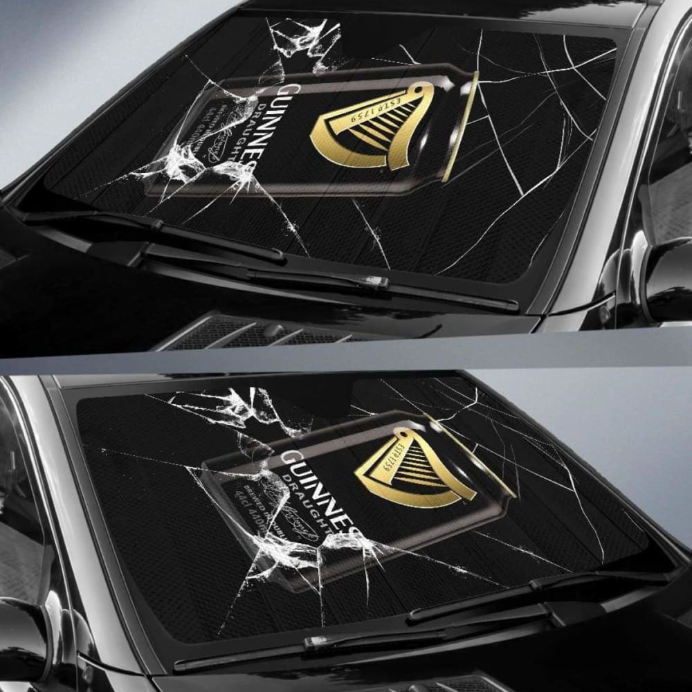 Guinness Auto Sun Shade Car Sun Visor Funny For Beer Lover 102507 - YourCarButBetter
