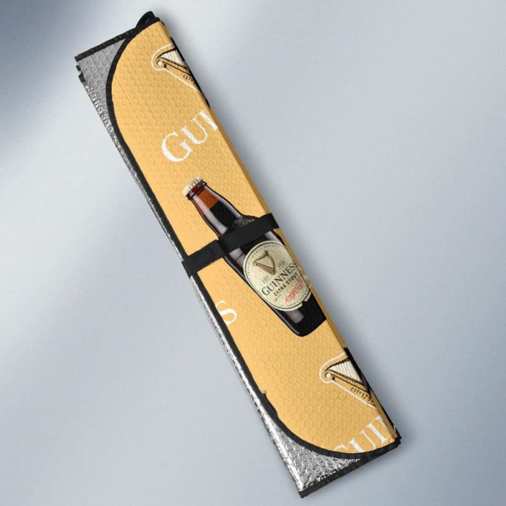 Guinness Car Sun Shade Auto Sun Visor For Beer Lover 102507 - YourCarButBetter