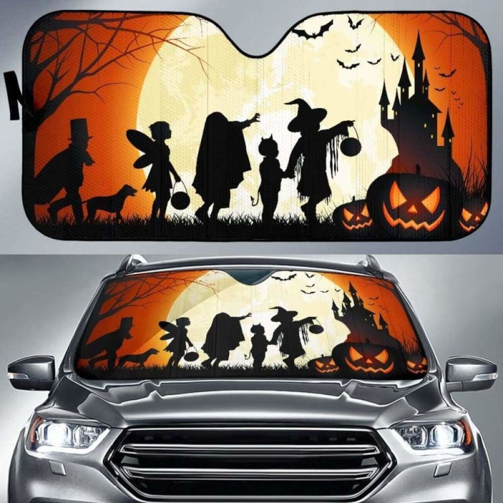 Halloween Auto Sun Shade 085424 - YourCarButBetter