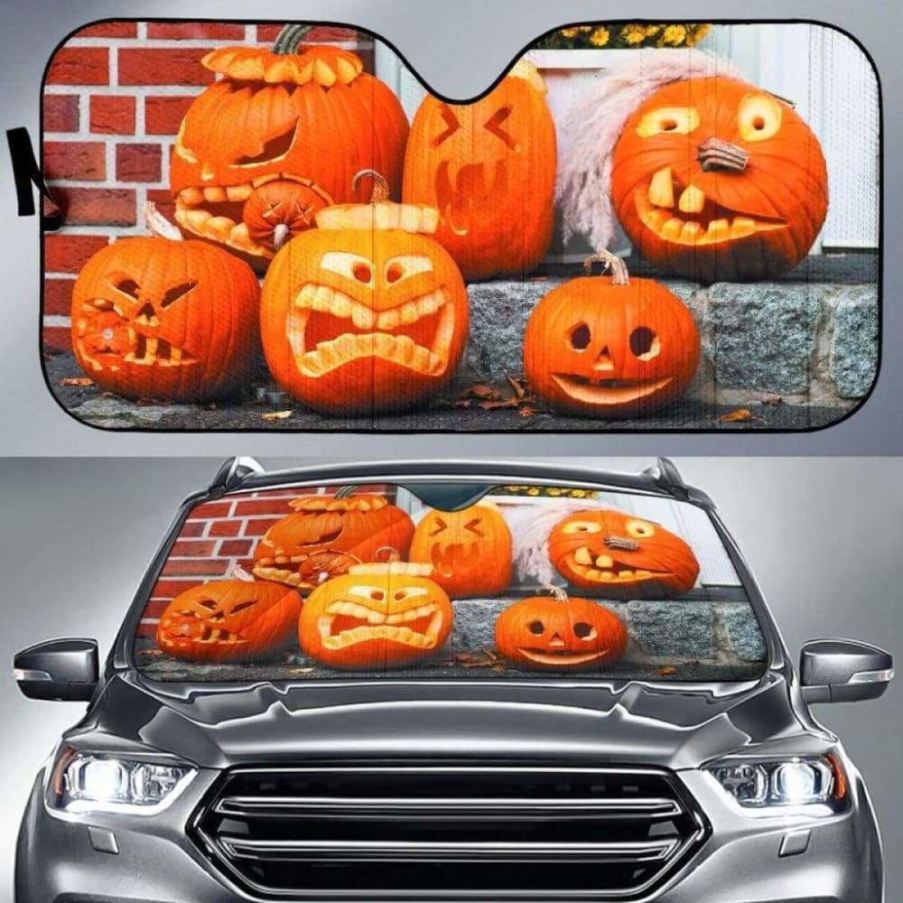 Halloween Auto Sun Shades 085424 - YourCarButBetter