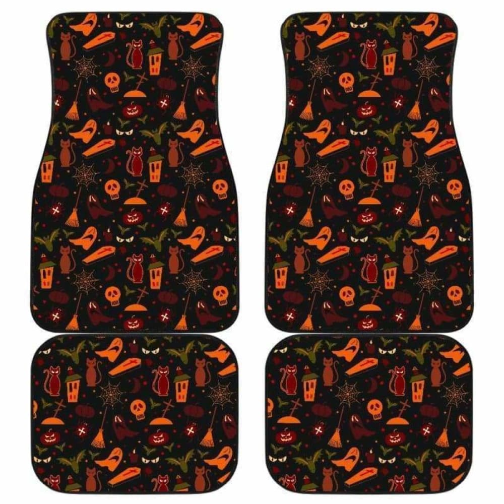Halloween Car Floor Mats 102802 - YourCarButBetter