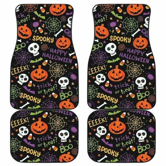 Halloween Car Floor Mats 102802 - YourCarButBetter