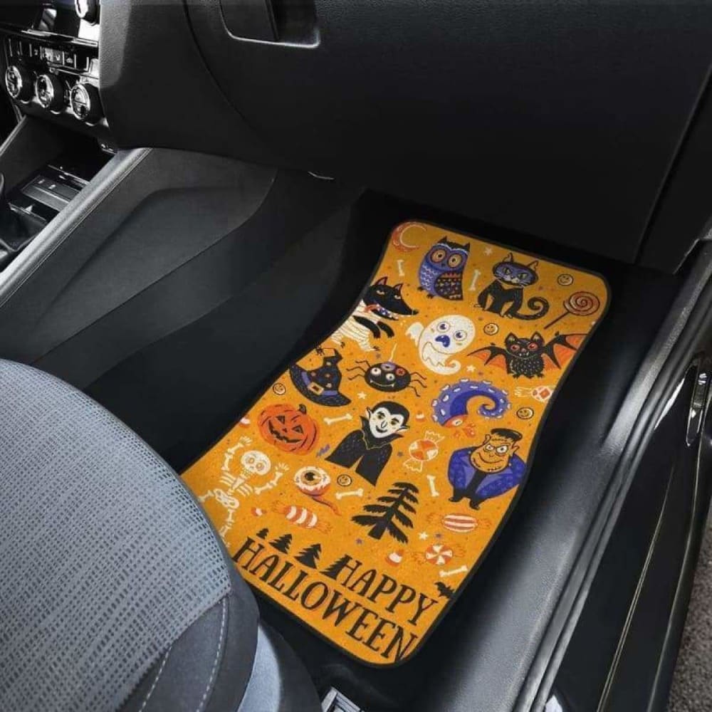 Halloween Car Floor Mats 102802 - YourCarButBetter