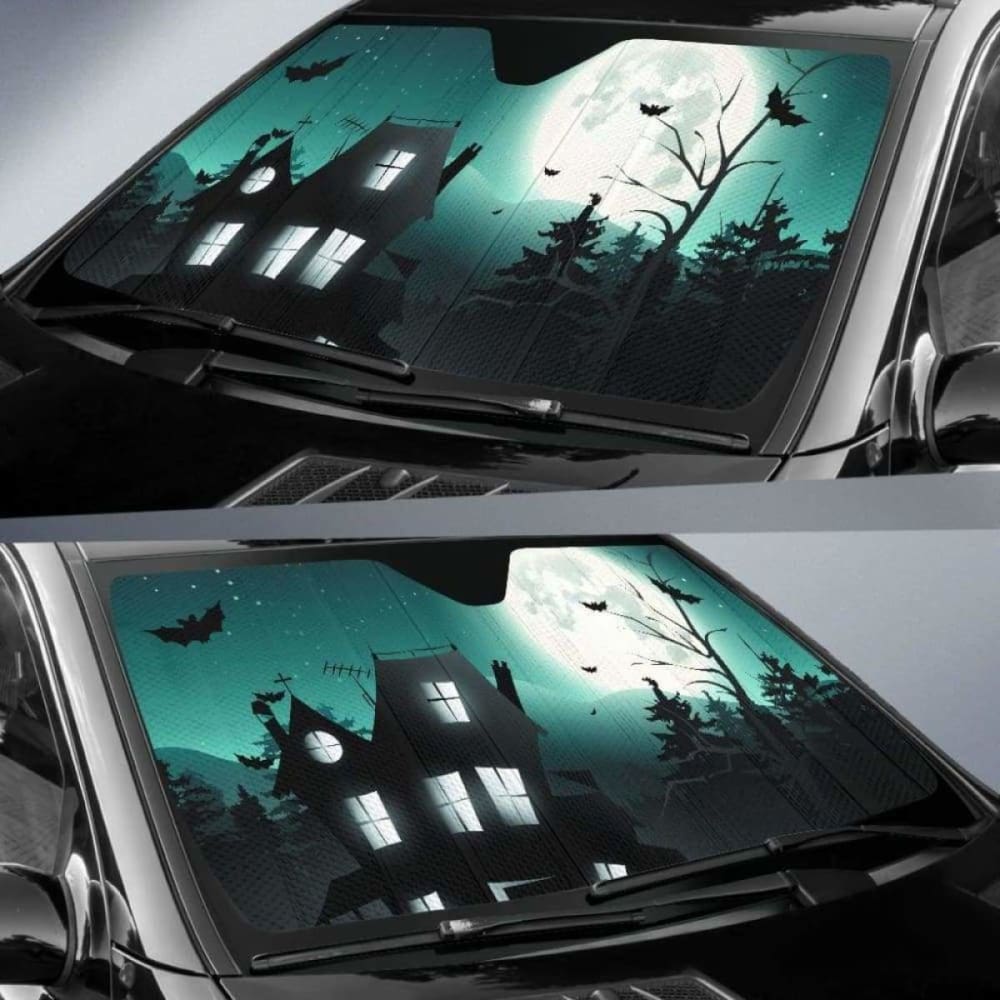 Halloween Car Sun Shade 085424 - YourCarButBetter
