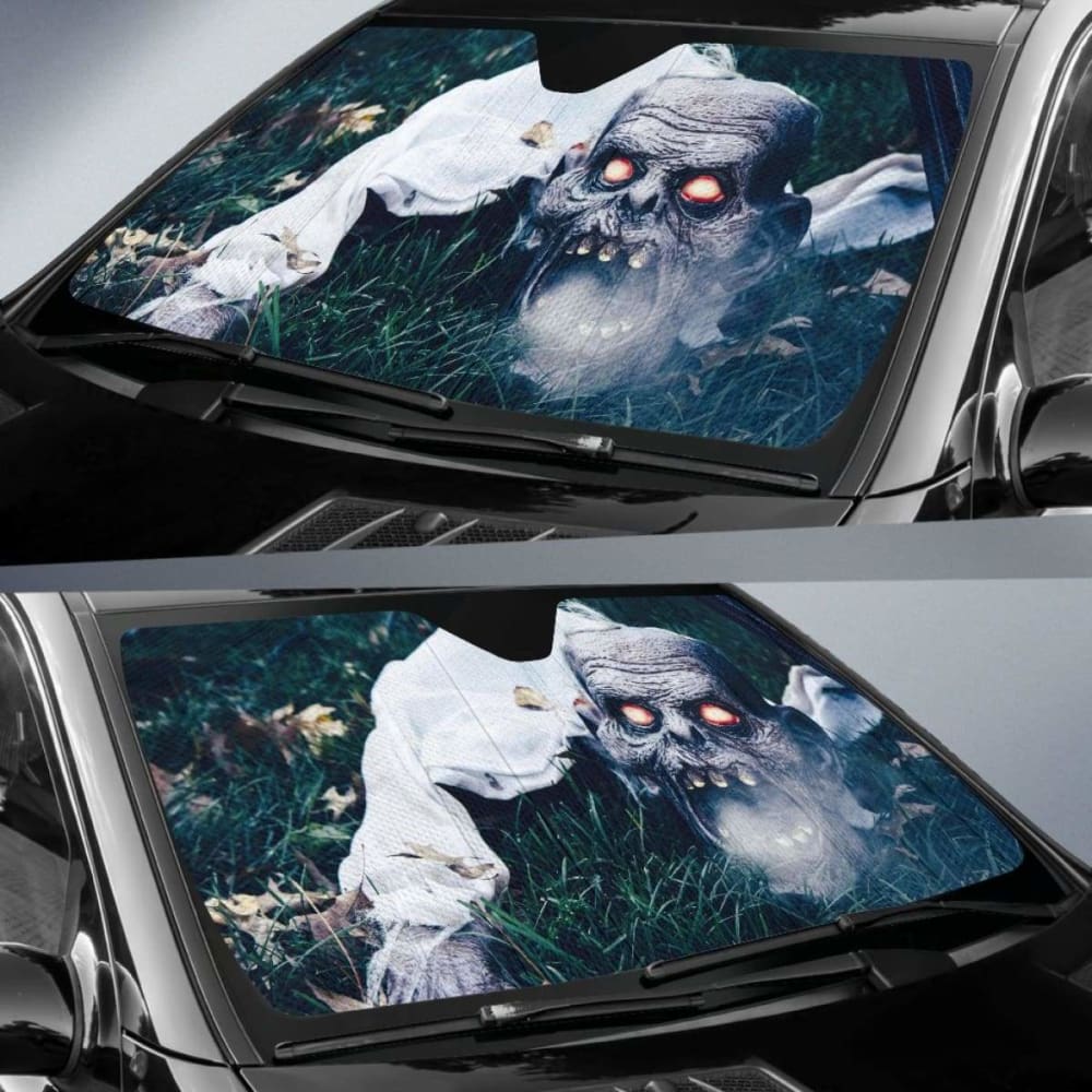 Halloween Cool Head Sun Shade Amazing Best Gift Ideas 085424 - YourCarButBetter