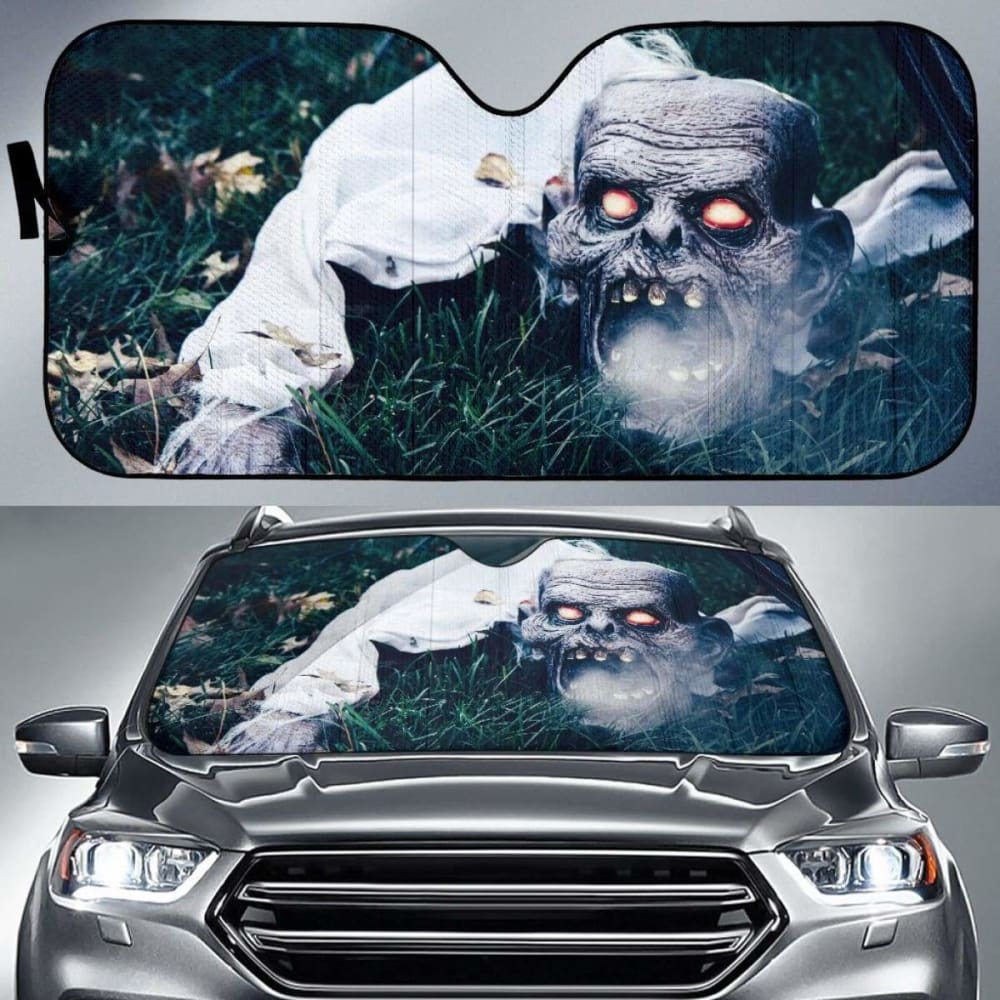 Halloween Cool Head Sun Shade Amazing Best Gift Ideas 085424 - YourCarButBetter