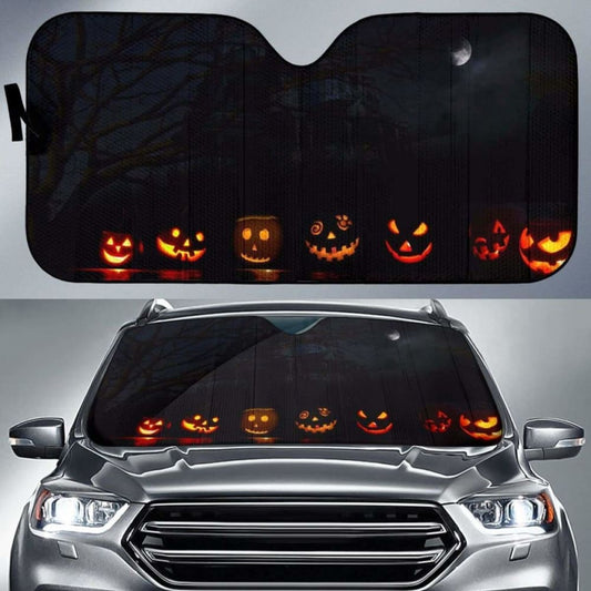 Halloween Dark Pumkins Sun Shade Amazing Best Gift Ideas 085424 - YourCarButBetter