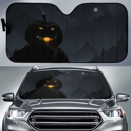 Halloween Dark Pumpkin Sun Shade Amazing Best Gift Ideas 085424 - YourCarButBetter