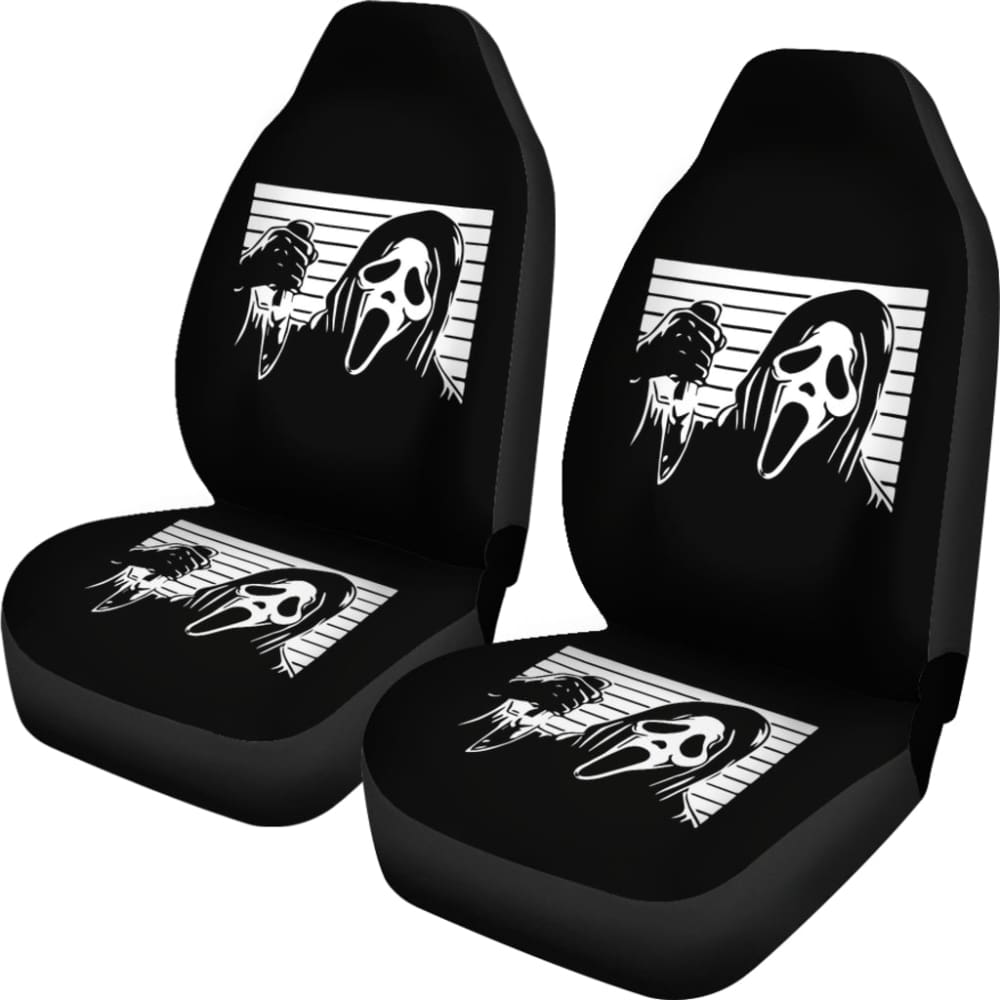 Halloween Ghostface The Scream Car Seat Covers 212903 - YourCarButBetter